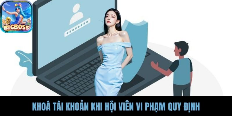 Khoá tài khoản khi hội viên vi phạm quy định